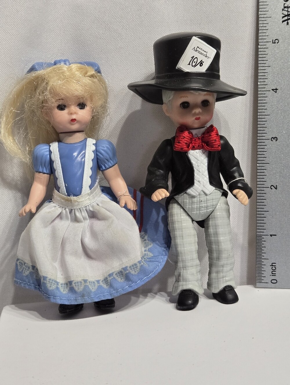 5" mini collectible Madame Alexander dolls McDonald's promo Alice in Wonderland